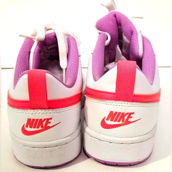 NWOB- GIRLS PINK &amp; WHITE NIKES
