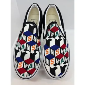 NWOB VANS Slip-On Sneakers Checker Cube Multicolor Checkerboard M 5 W 6.5 Unisex