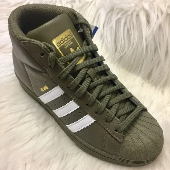 NWOT Adidas Olive Army Green HighTop Sneakers