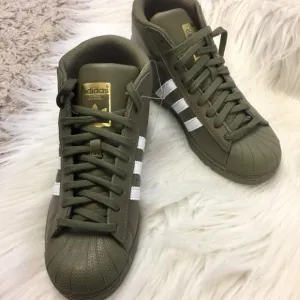 NWOT Adidas Olive Army Green HighTop Sneakers