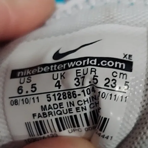NWOT nike Womens N7 Lunarswift White cushlon Running Shoes 512886-104 Size 6.5
