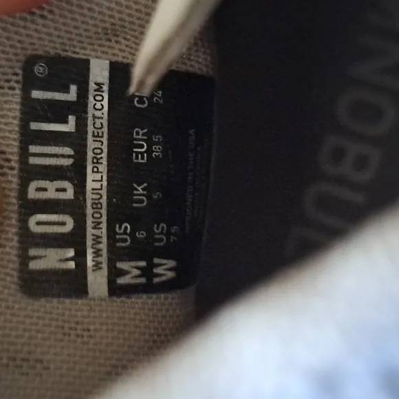 NWOT NOBULL Unisex Mid Court Grey Superfabric Training Athletic Sneakers M6/W7.5