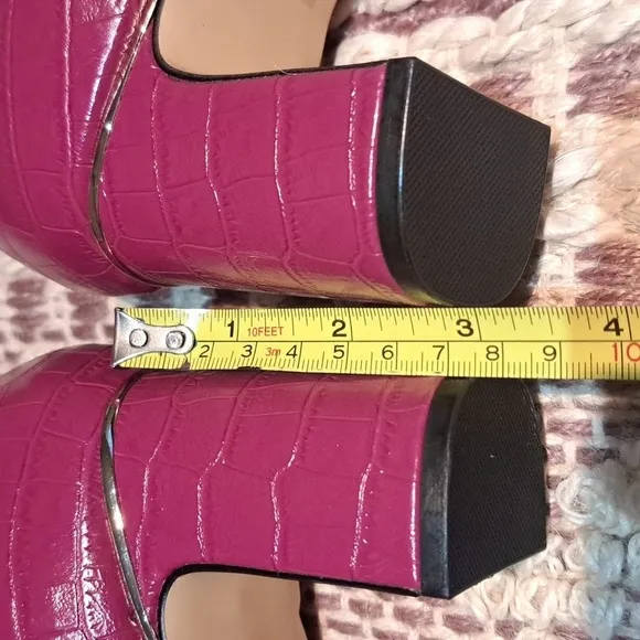 NWOT WHBM pink heel 9M boots, $195.00