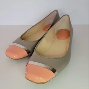NWOT Calvin Klein Pash Colorblock Leather Flats