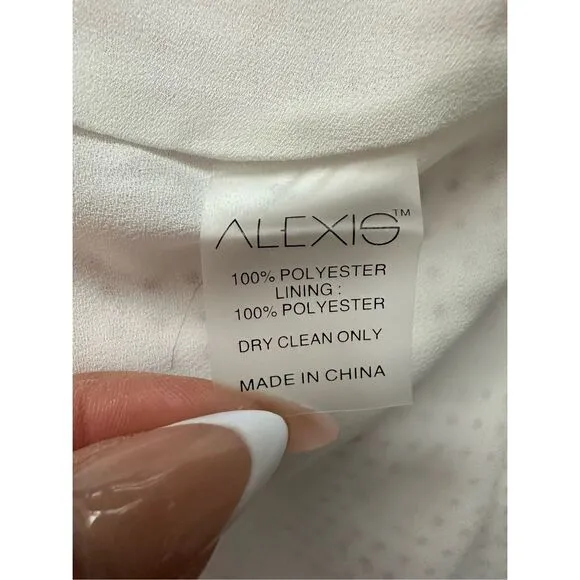 NWT Alexis Pink Polka Dot Athena Maxi Dress Pink Size 8 $625