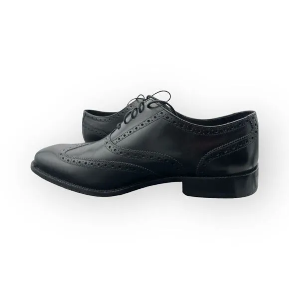 NWT Cole Haan Mens C12209 Williams Wing II Oxford Shoes Black Size 11.5M