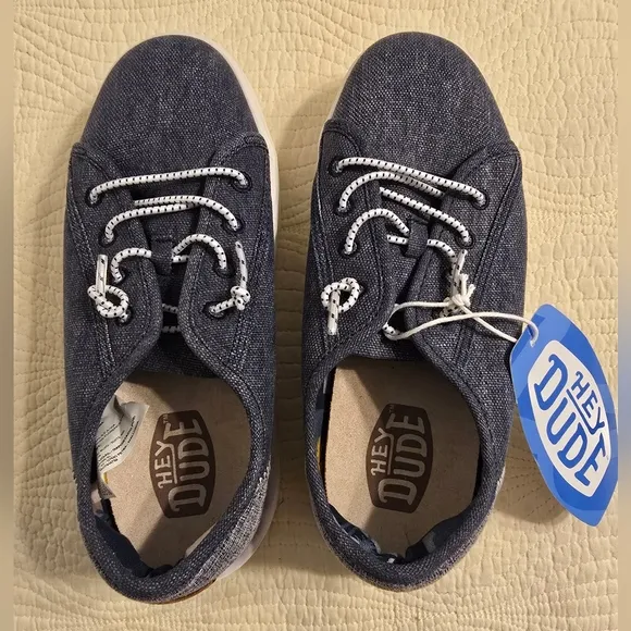 NWT Hey Dude Cody Youth Craft Sneakers