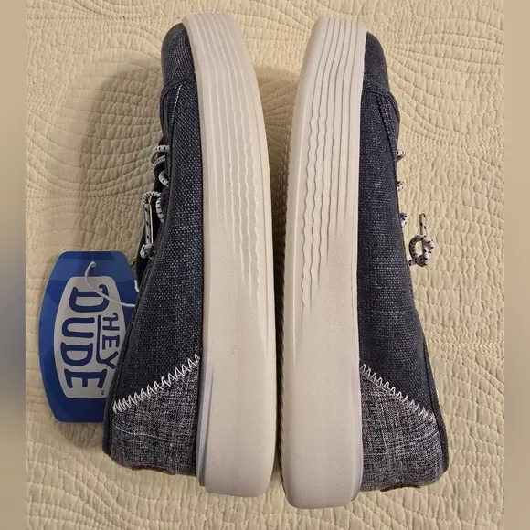 NWT Hey Dude Cody Youth Craft Sneakers