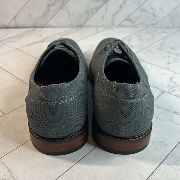 NWT J75 by Jump Mens Hamilton Gray Loafer Dress Shoe Size 8M