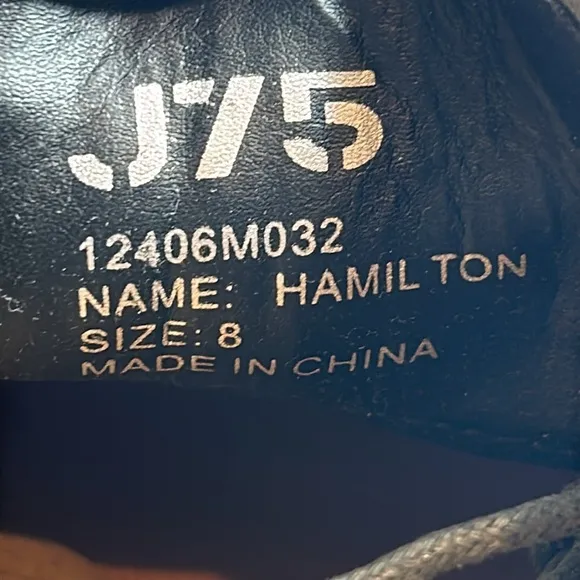NWT J75 by Jump Mens Hamilton Gray Loafer Dress Shoe Size 8M