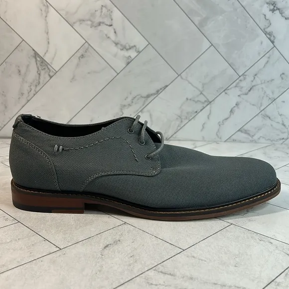 NWT J75 by Jump Mens Hamilton Gray Loafer Dress Shoe Size 8M