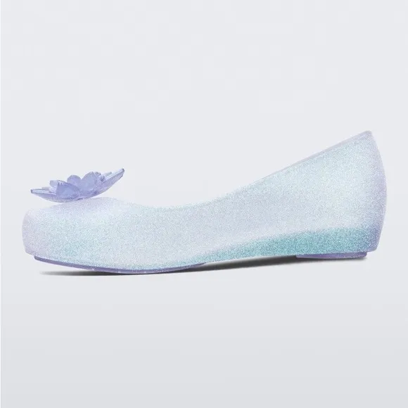 NWT MINI MELISSA  Disney | Frozen Ultragirl Kids Ballerina Flats Size 3 Girls