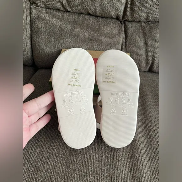 NWT MINI MELISSA Jump Miffy Little Bunnies Toddler Sandals Size 10T Unisex