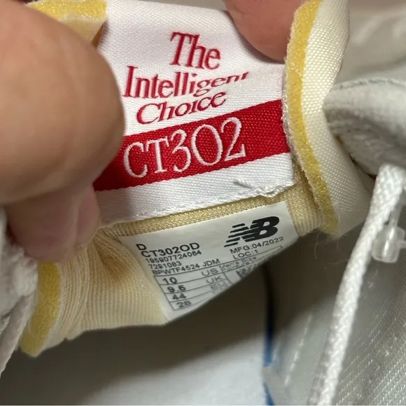 NWT New Balance CT302 Shoes Sneakers CT302OD White Cream Black Men’s 10 Unisex