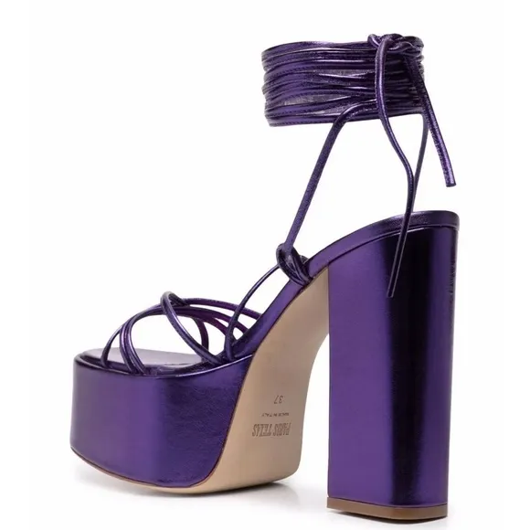 NWT PARIS TEXAS MALENA 130MM PLATFORM SANDALSSIZE 10 US
