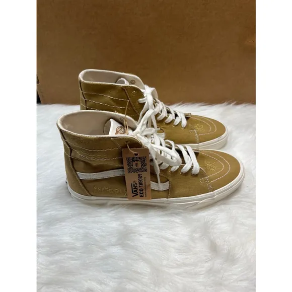 NWT Vans Limited Edition Peace and Leaf Sneakers Unisex Men 10.5, Women 12