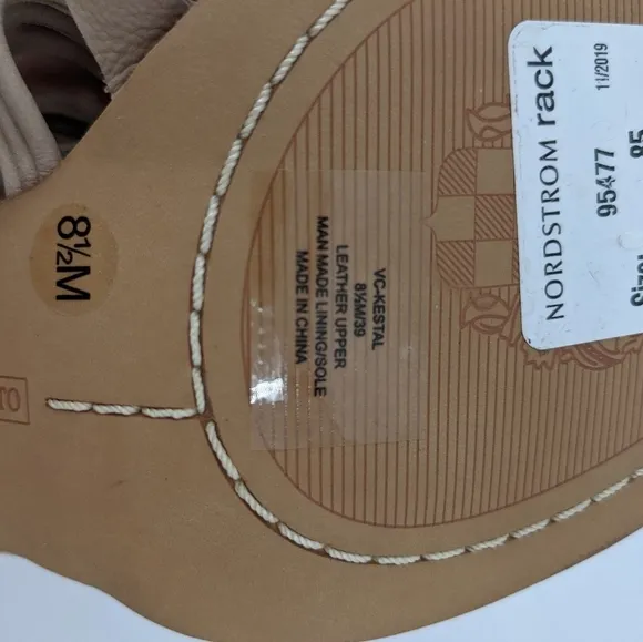 NWT VINCE CAMUTO Kestal Lace Up Sandals
