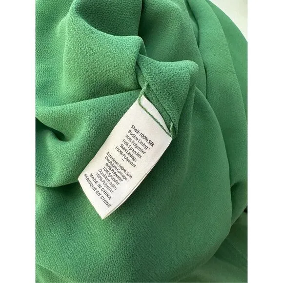 NWT Cinq A Sept Meredith Silk Rosette &amp; Ruffle Dress Size 12 $595