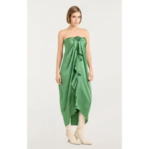 NWT Cinq A Sept Meredith Silk Rosette &amp; Ruffle Dress Size 12 $595