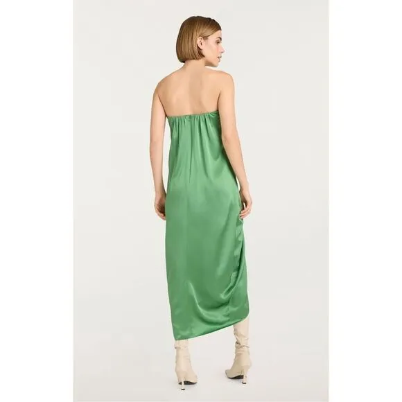 NWT Cinq A Sept Meredith Silk Rosette &amp; Ruffle Dress Size 12 $595