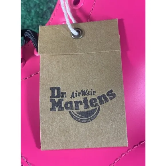 NWTS DR MARTENS BRIGHT PINK BOOTS