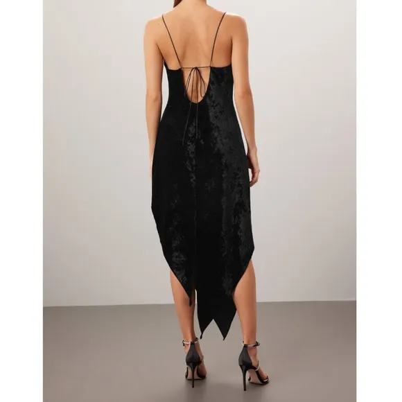 Obando Collective Velvet Maxi Dress Sz 14