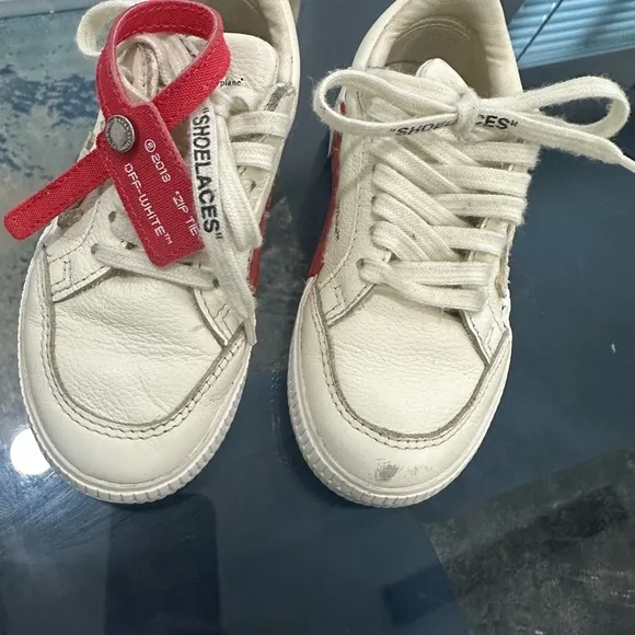 Off-White Cream Sneakers