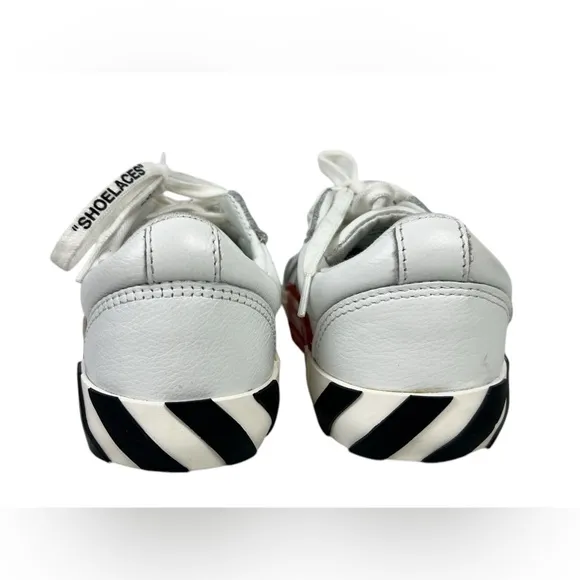 Off-White Unisex Kid's White Low Top Vulcanized Sneaker Shoe Sz EU 30 Boys Girls