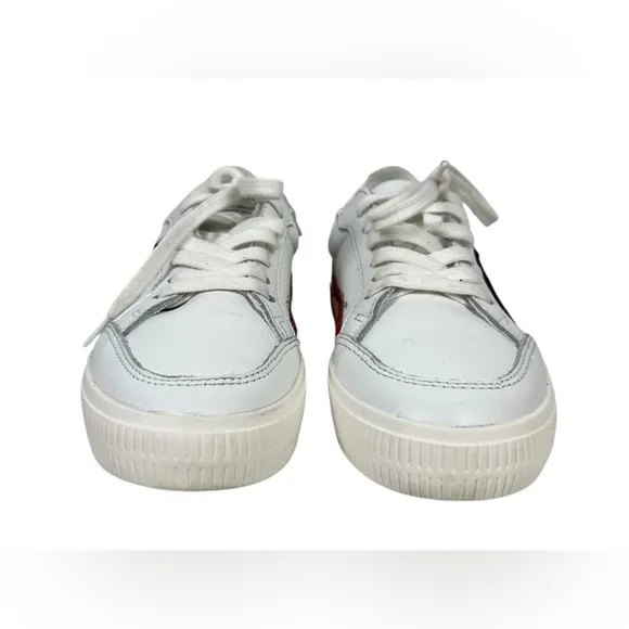 Off-White Unisex Kid's White Low Top Vulcanized Sneaker Shoe Sz EU 30 Boys Girls