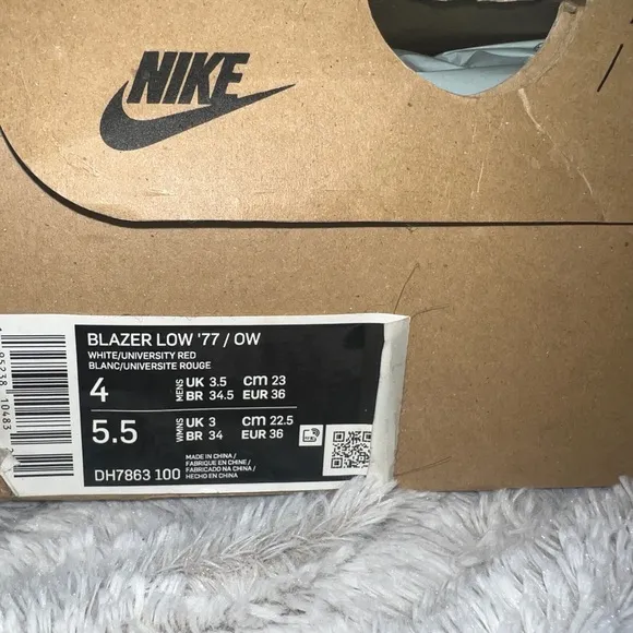 Off white x Nike blazer sneakers