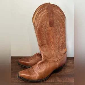 Old Boot Factory Men's Cowboy Boots Size 7.5 B Western Wear