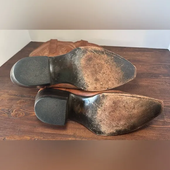 Old Boot Factory Men's Cowboy Boots Size 7.5 B Western Wear