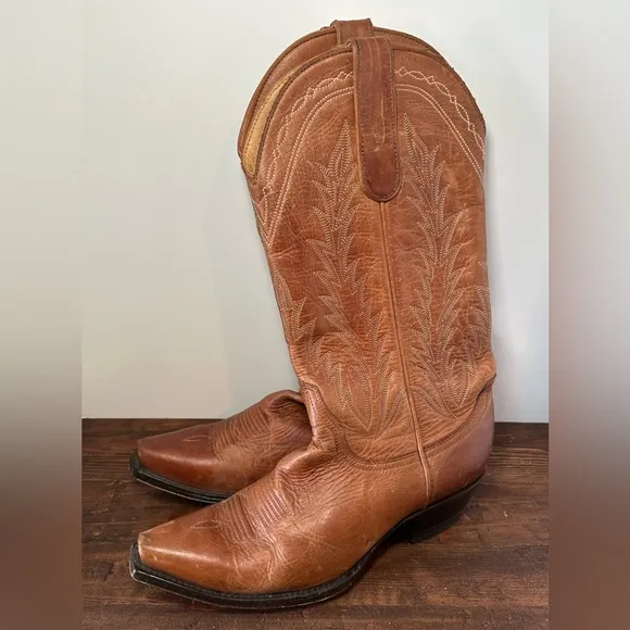Old Boot Factory Men's Cowboy Boots Size 7.5 B Western Wear