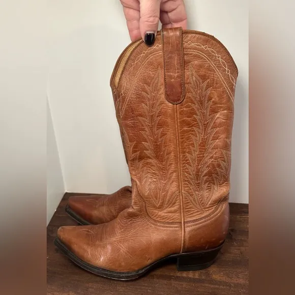 Old Boot Factory Men's Cowboy Boots Size 7.5 B Western Wear