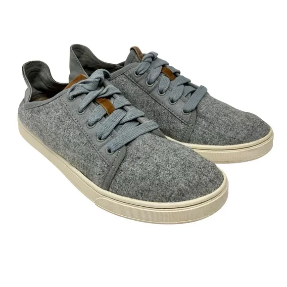 OLUKAI Gray Pehua LI HULU Sneakers Shoes Sz 8.5 Casual