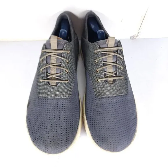 OluKai Men's Nohea Moku US 10 Gray Lace Up Flats Loafer Sneakers Shoes