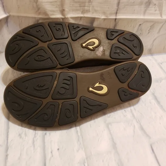 Olukai Nohea Canvas Men's Slip-On Shoes Size 12