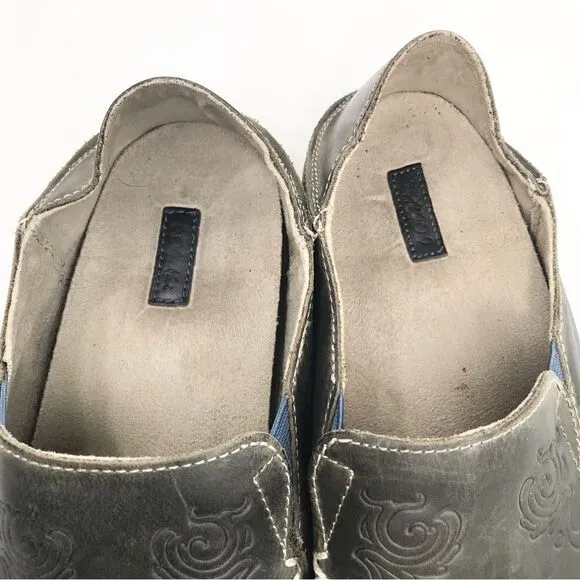 Olukai Nohea Nubuck Brown Slip On Shoes