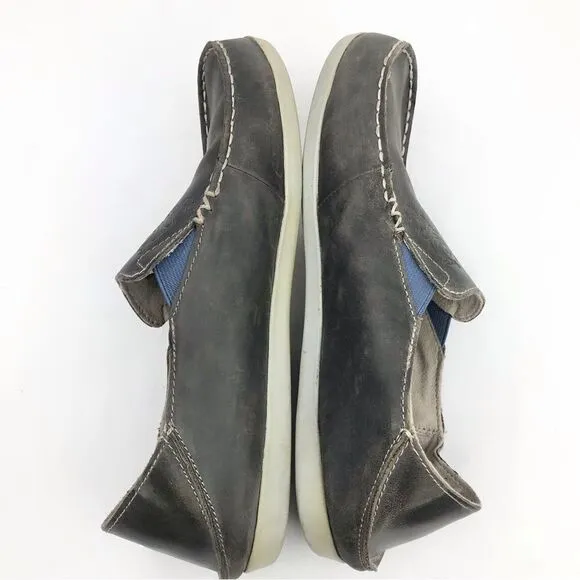 Olukai Nohea Nubuck Brown Slip On Shoes
