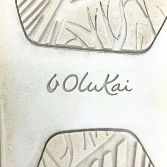 Olukai Nohea Nubuck Brown Slip On Shoes