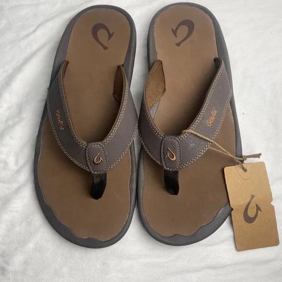 Olukai Ohana Sandals Mens Size 13 Dark Java