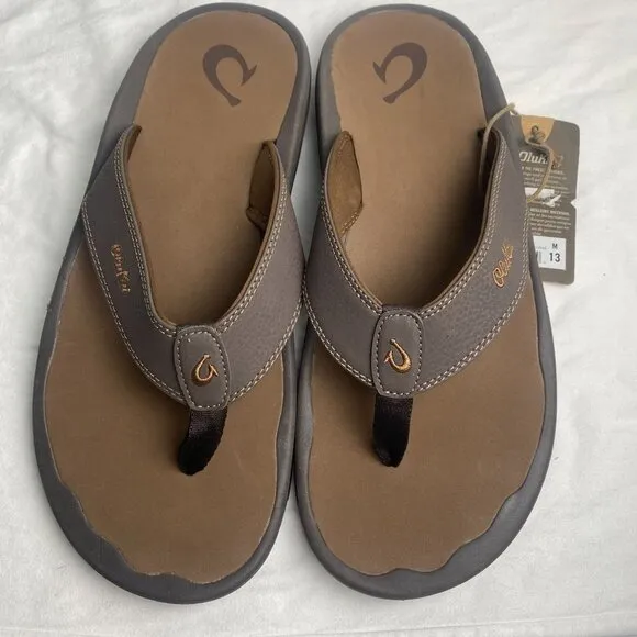 Olukai Ohana Sandals Mens Size 13 Dark Java