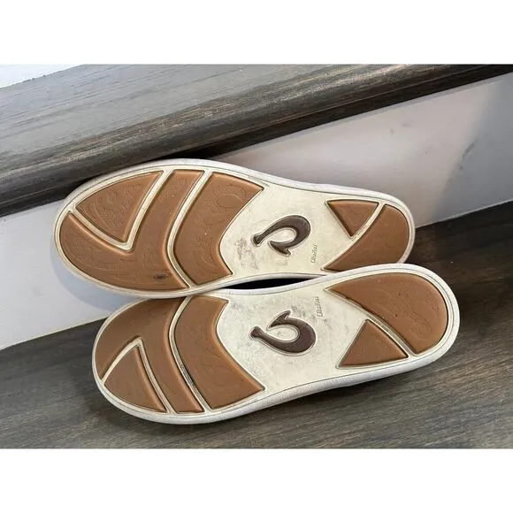 OLUKIA Men’s Leather Slip-On Shoes