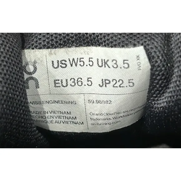 ON Cloud 5 Women's Magnet/ Surf Running Shoes Size 5.5 Medium