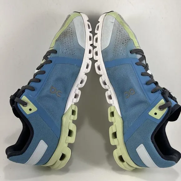On Cloud Cloudflow Running Shoes Womens Size 10 Blue White Athletic Sneakers