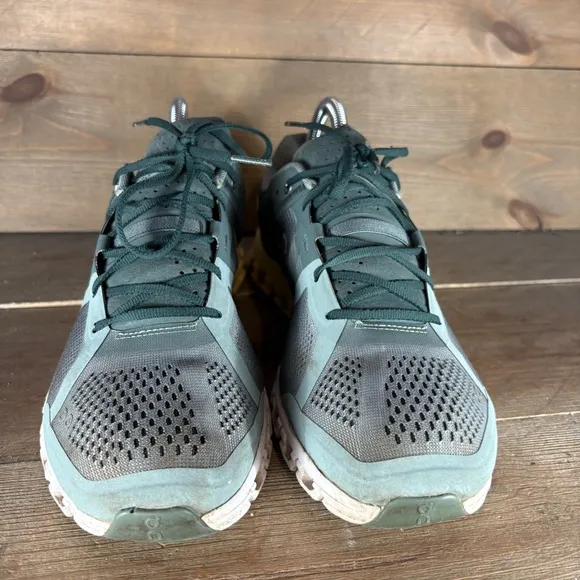 on cloud cloudflow womens size 9 shoes green athletic running sneakers