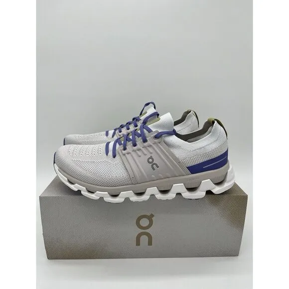 On Cloudswift 3 Size 6 Womens White Blueberry Purple Casual Running Shoes $160