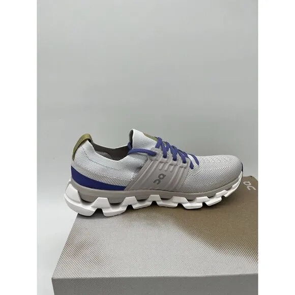 On Cloudswift 3 Size 6 Womens White Blueberry Purple Casual Running Shoes $160