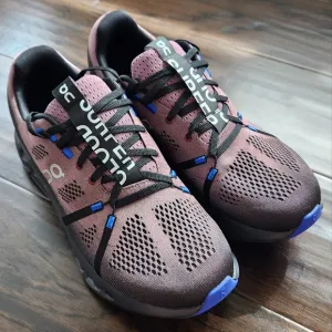 On Men's Cloudsurfer Running Shoes. Size 11.5, black/cobalt. New with box.