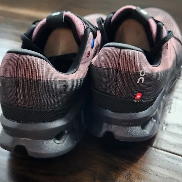 On Men's Cloudsurfer Running Shoes. Size 11.5, black/cobalt. New with box.